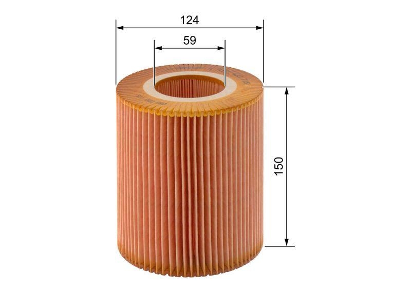 BOSCH 1 457 433 715 Luftfilter
