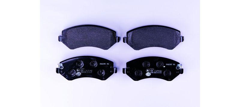 HELLA 8DB 355 010-051 Bremsbelagsatz, Scheibenbremsbelag f&uuml;r CHRYSLER/JEEP