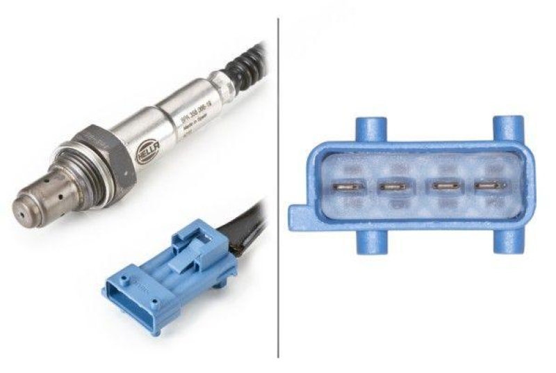 HELLA 6PA 358 066-191 Lambdasonde f&uuml;r P.S.A/SAAB/FIAT/MB