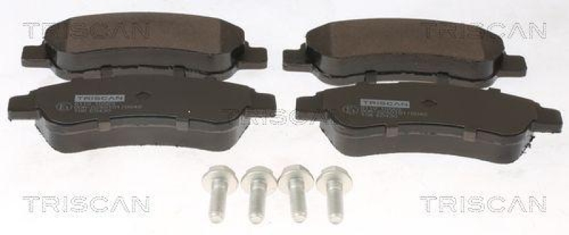 TRISCAN 8110 10563 Bremsbelag Hinten f&uuml;r Citroen, Fiat, Peugeot