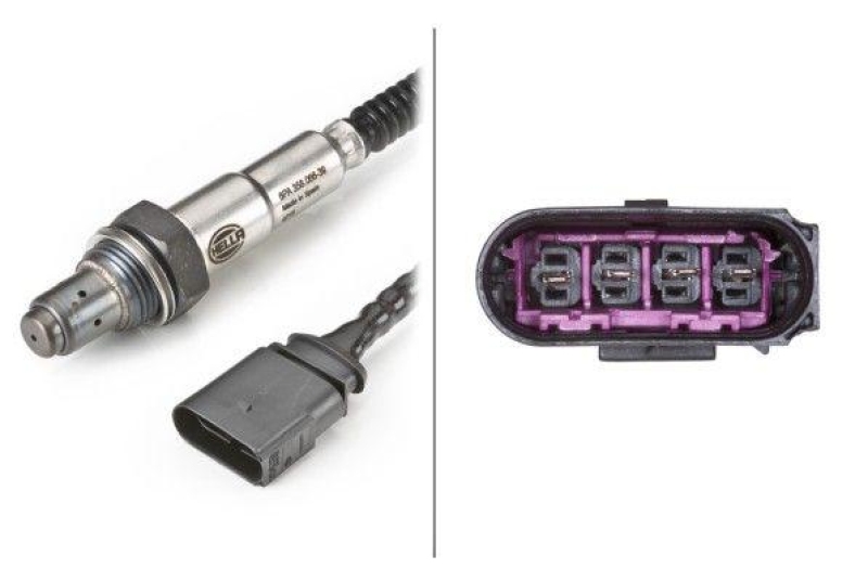 HELLA 6PA 358 066-391 Lambdasonde, Regelsonde f&uuml;r SEAT/AUDI/VW/SKODA