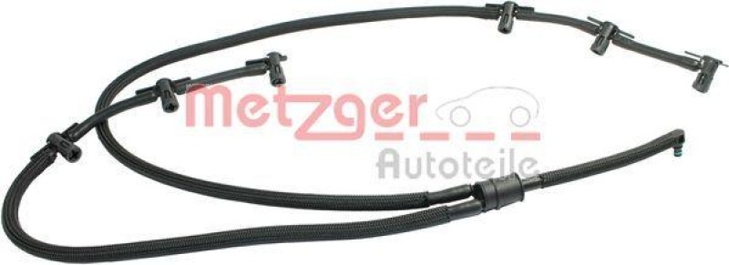 METZGER 0840086 Schlauch, Leckkraftstoff f&uuml;r AUDI/VW MIT DRUCKVENTIL