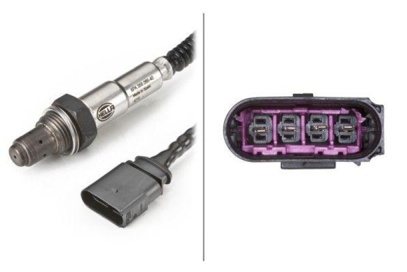 HELLA 6PA 358 066-401 Lambdasonde, Planarsonde für VW/AUDI/SKODA/SEAT