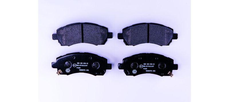 HELLA 8DB 355 010-121 Bremsbelagsatz, Scheibenbremsbelag f&uuml;r SUBARU