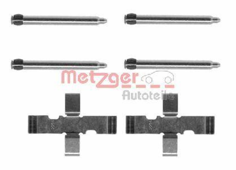 METZGER 109-1101 Zubeh&ouml;rsatz, Scheibenbremsbelag f&uuml;r FORD/KIA/OPEL