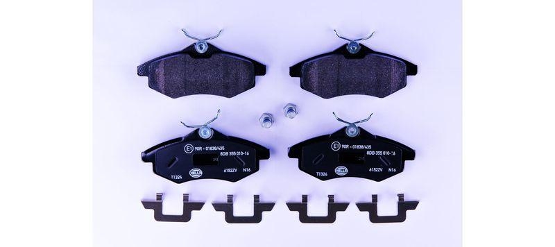 HELLA 8DB 355 010-161 Bremsbelagsatz, Scheibenbremsbelag f&uuml;r CITRO&Euml;N