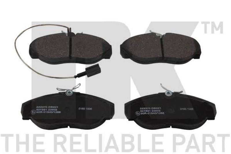 NK 222370 Bremsbelagsatz, Scheibenbremse f&uuml;r CITROEN, FIAT, PEUGEOT