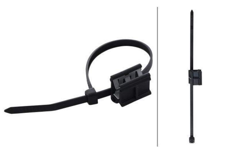 HELLA 8HL 185 549-071 Kabelbinder, Länge 200 mm Breite 4,8 mm, schwarz