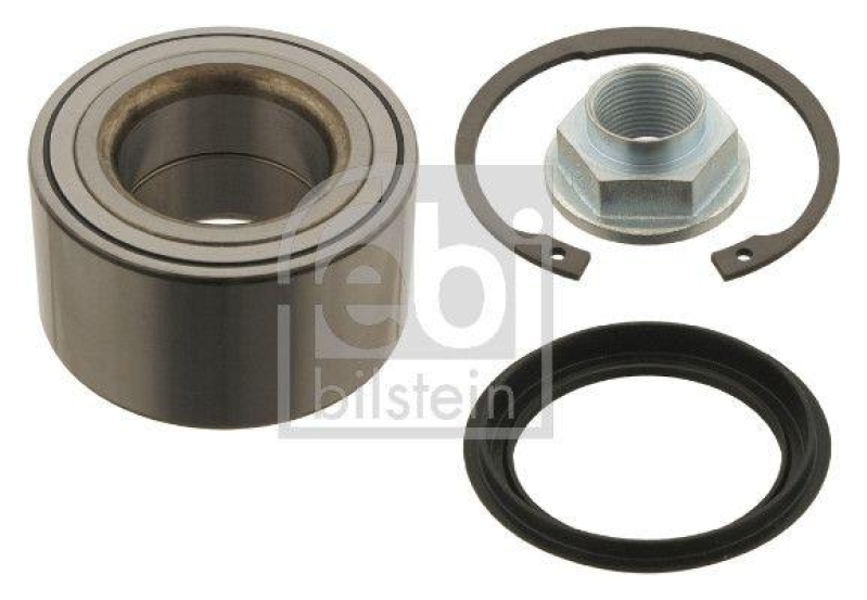 FEBI BILSTEIN 30087 Radlagersatz mit Wellendichtring, Achsmutter und Splint für KIA