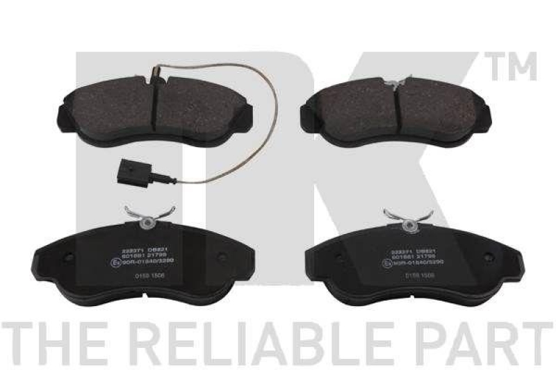 NK 222371 Bremsbelagsatz, Scheibenbremse f&uuml;r CITROEN, FIAT, PEUGEOT