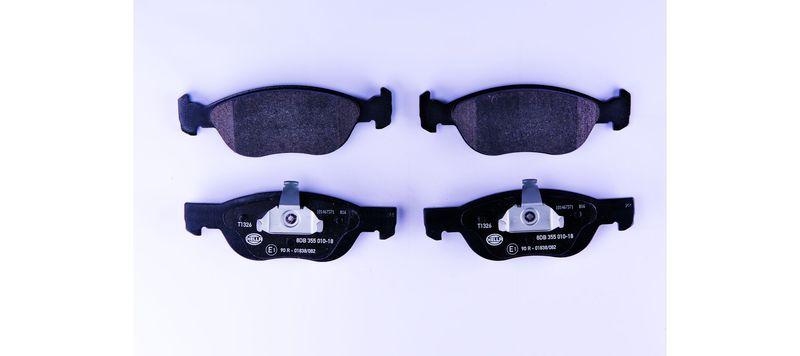 HELLA 8DB 355 010-181 Bremsbelagsatz, Scheibenbremsbelag f&uuml;r FIAT