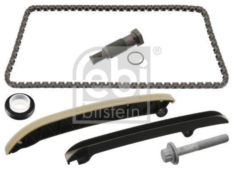 FEBI BILSTEIN 49517 Steuerkettensatz f&uuml;r Nockenwelle, mit Gleitschienen und Kettenspanner f&uuml;r VW-Audi