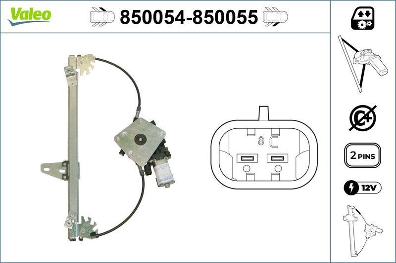 VALEO 850054 Fensterheber vorne links CITROEN AX