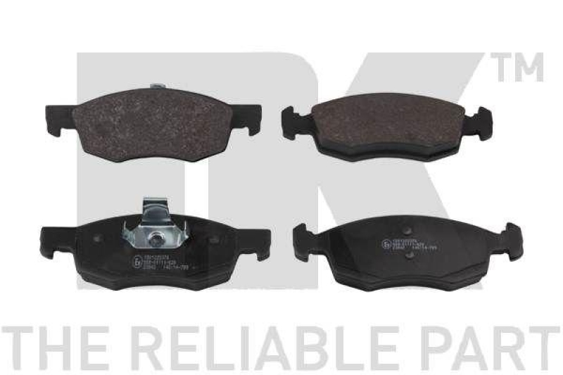 NK 222376 Bremsbelagsatz, Scheibenbremse f&uuml;r FIAT