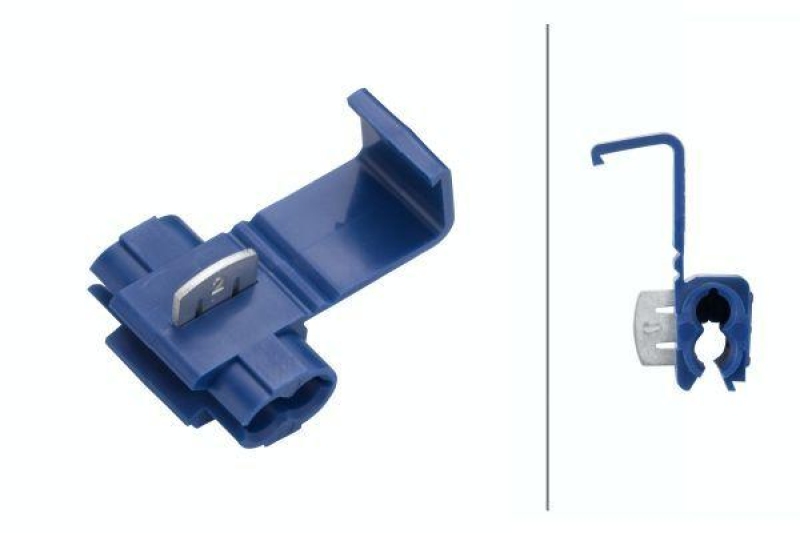 HELLA 8KV 705 123-813 Leitungsverbinder I 01 -> 2 mm², blau