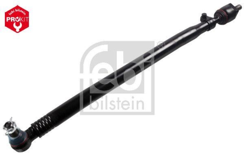 FEBI BILSTEIN 186127 Lenkstange mit Kronenmutter und Splint für Scania