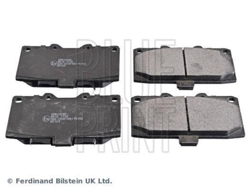 BLUE PRINT ADN14280 Bremsbelagsatz für NISSAN