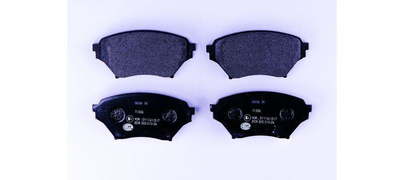 HELLA 8DB 355 010-261 Bremsbelagsatz, Scheibenbremsbelag f&uuml;r MAZDA MX-5 II (NB)