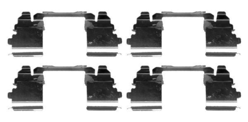 HELLA 8DZ 355 205-401 Zubeh&ouml;rsatz, Scheibenbremsbelag f&uuml;r IVECO