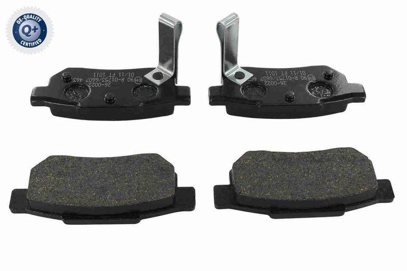 ACKOJA A26-0022 Bremsbelagsatz, Scheibenbremse Hinterachse Akebono f&uuml;r HONDA