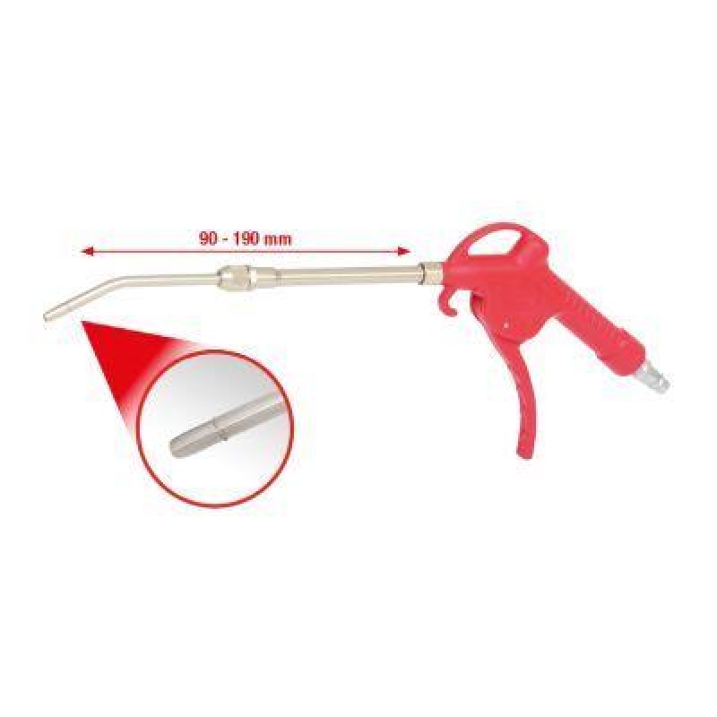 KS TOOLS 515.1907 Teleskop-Druckluft-Ausblaspistole