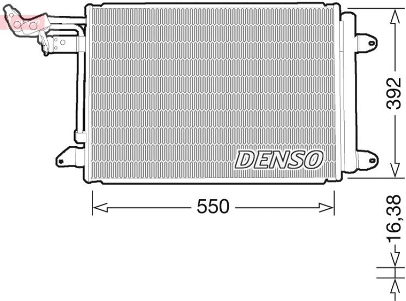 DENSO DCN32032 Kondensator A/C