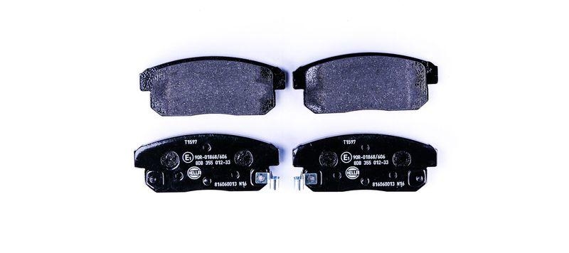 HELLA 8DB 355 012-331 Bremsbelagsatz, Scheibenbremsbelag f&uuml;r SUZUKI