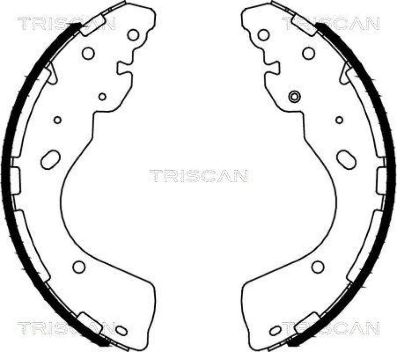 TRISCAN 8100 14012 Bremsbacken f&uuml;r Nissan