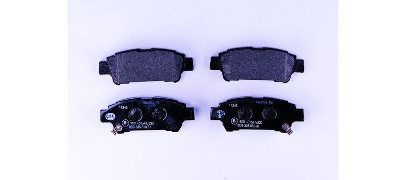 HELLA 8DB 355 010-311 Bremsbelagsatz, Scheibenbremsbelag für TOYOTA