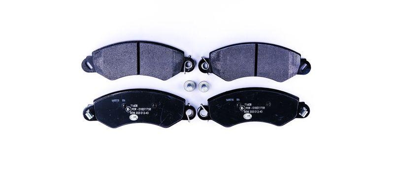 HELLA 8DB 355 012-431 Bremsbelagsatz, Scheibenbremsbelag f&uuml;r LDV