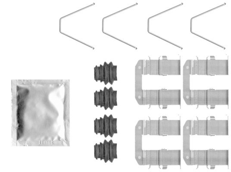 HELLA 8DZ 355 206-911 Zubeh&ouml;rsatz, Scheibenbrem