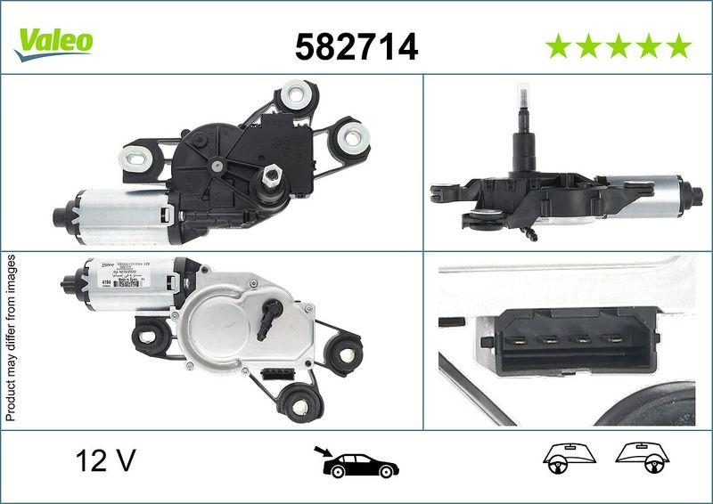 VALEO 582714 Wischermotor Heck