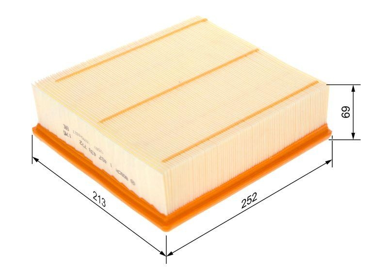BOSCH 1 457 433 772 Luftfilter