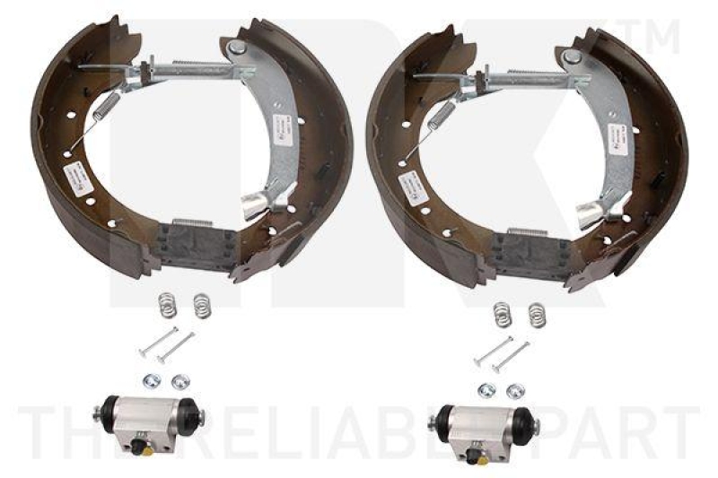 NK 441957601 Bremsensatz, Trommelbremse f&uuml;r CITROEN, FIAT, PEUGEOT