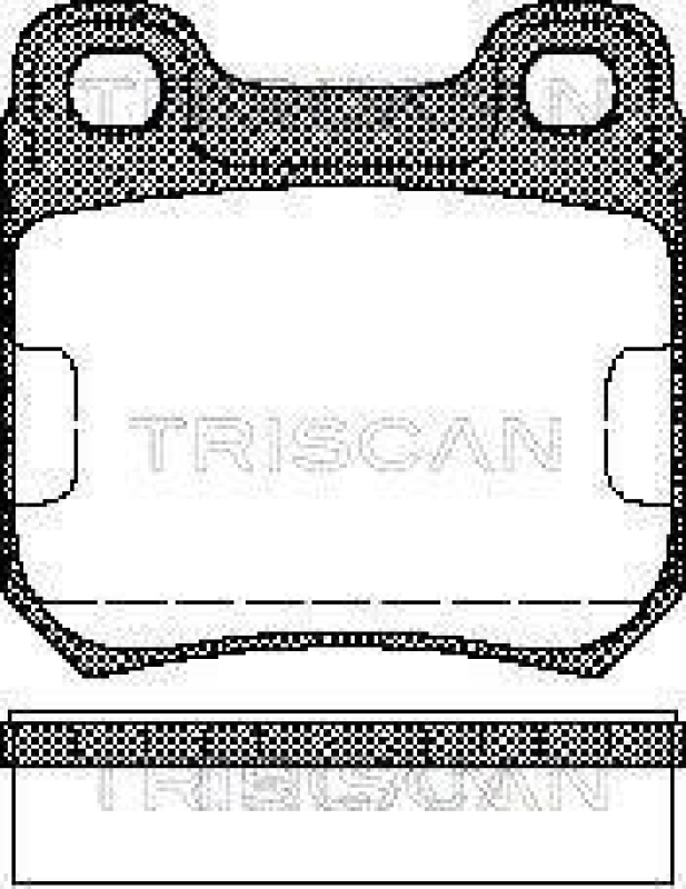 TRISCAN 8110 24865 Bremsbelag Hinten f&uuml;r Opel Omega