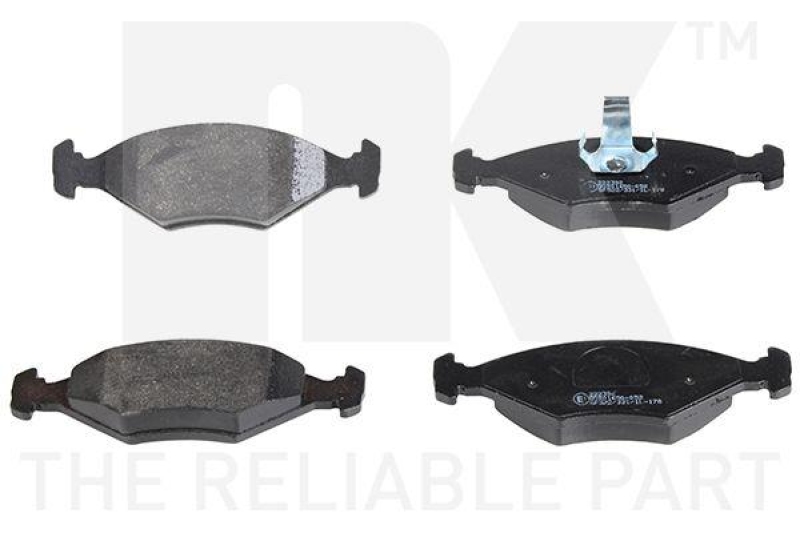 NK 222392 Bremsbelagsatz, Scheibenbremse f&uuml;r FIAT