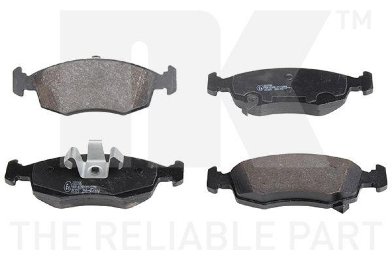 NK 222396 Bremsbelagsatz, Scheibenbremse f&uuml;r CHRYSLER, FIAT, LANCIA