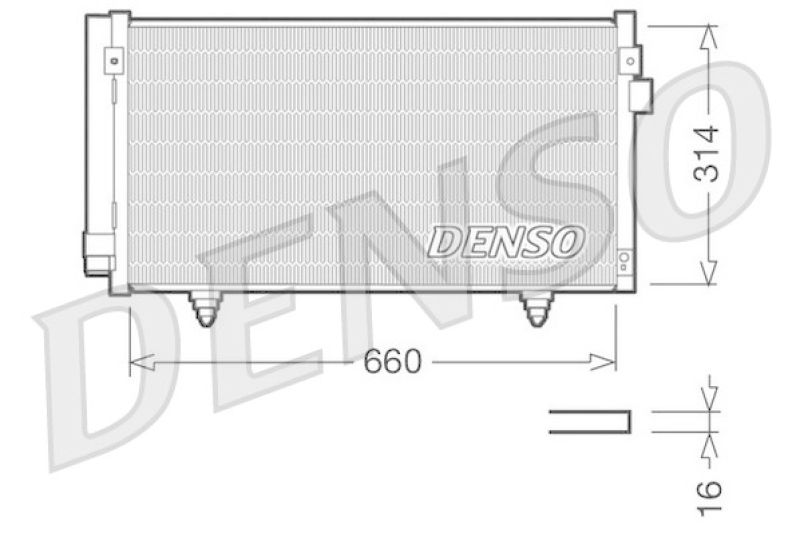 DENSO DCN36003 Kondensator A/C