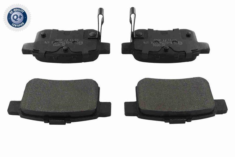 ACKOJA A26-0036 Bremsbelagsatz, Scheibenbremse Hinterachse f&uuml;r HONDA