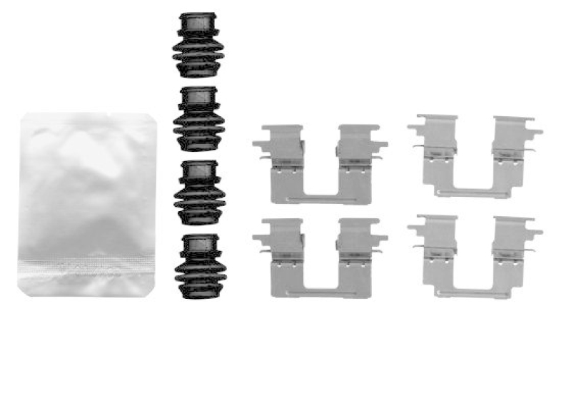 HELLA 8DZ 355 206-021 Zubeh&ouml;rsatz, Scheibenbremsbelag f&uuml;r MITSU.