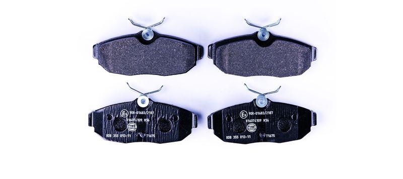 HELLA 8DB 355 013-111 Bremsbelagsatz, Scheibenbremsbelag f&uuml;r FORD USA