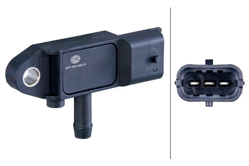 HELLA 6PP 009 409-181 Sensor, Abgasdruck