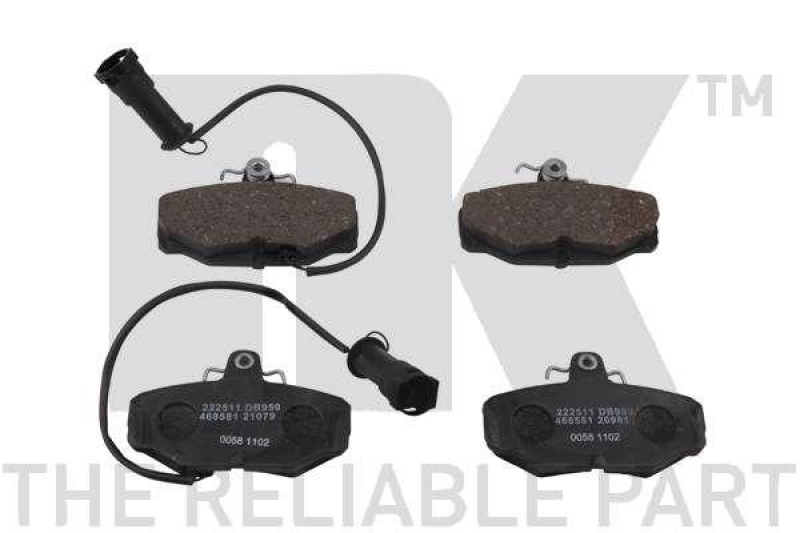 NK 222511 Bremsbelagsatz, Scheibenbremse f&uuml;r FORD