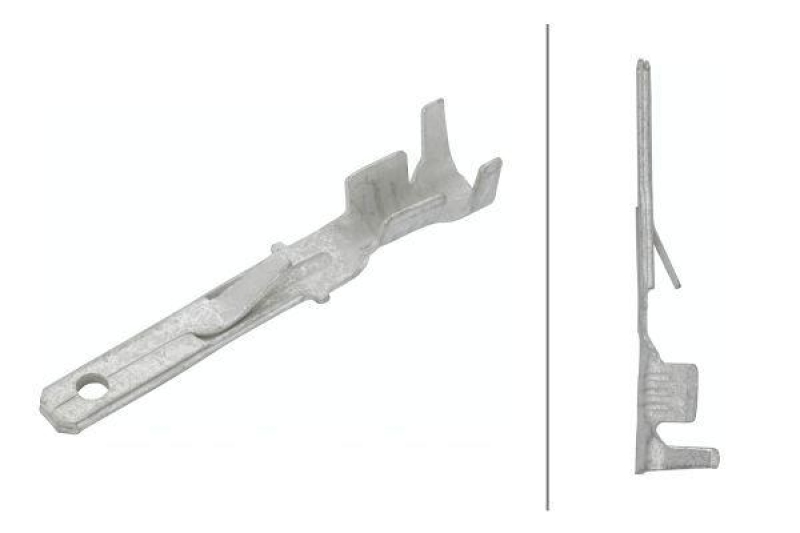 HELLA 8KW 744 879-003 Leitungsverbinder B 91 kupfer, Flachstecker