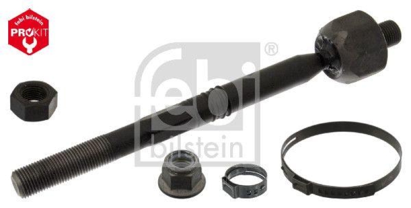 FEBI BILSTEIN 44156 Axialgelenk mit Kontermutter, Sicherungsmutter und Klemmschellen f&uuml;r Opel
