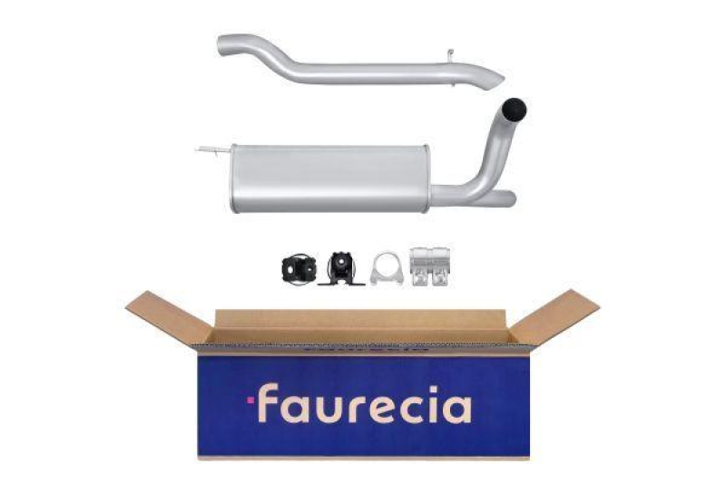 HELLA 8LD 366 027-951 Endschalldämpfer STELLANTIS (PSA & FCA)