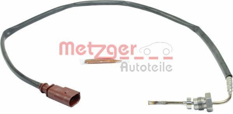 METZGER 0894707 Sensor, Abgastemperatur f&uuml;r VAG / GESCHLOSSENE SENSORBAUART