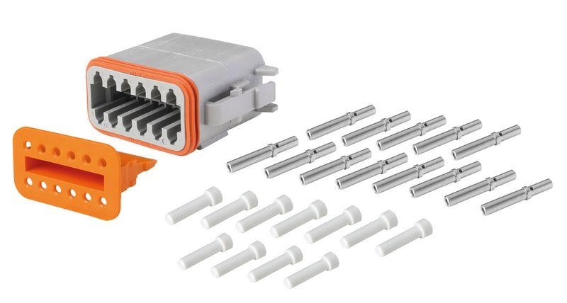 HELLA 8JA 201 022-851 Steckgeh&auml;use, 12 polig