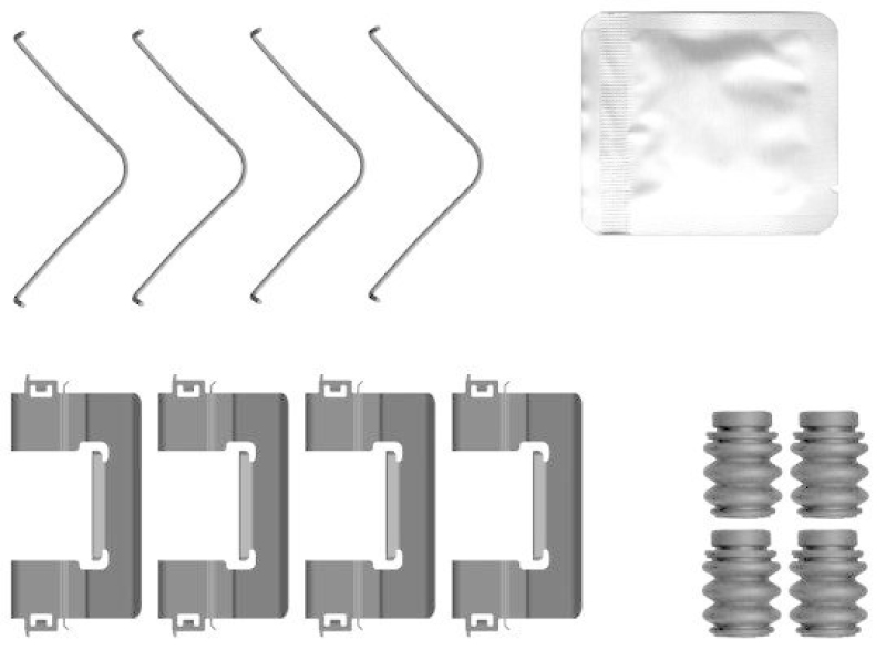 HELLA 8DZ 355 207-141 Zubehörsatz, Scheibenbrem