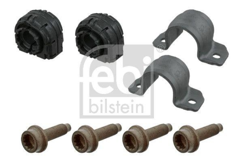 FEBI BILSTEIN 39648 Stabilisatorlagersatz mit Haltern und Schrauben für VW-Audi